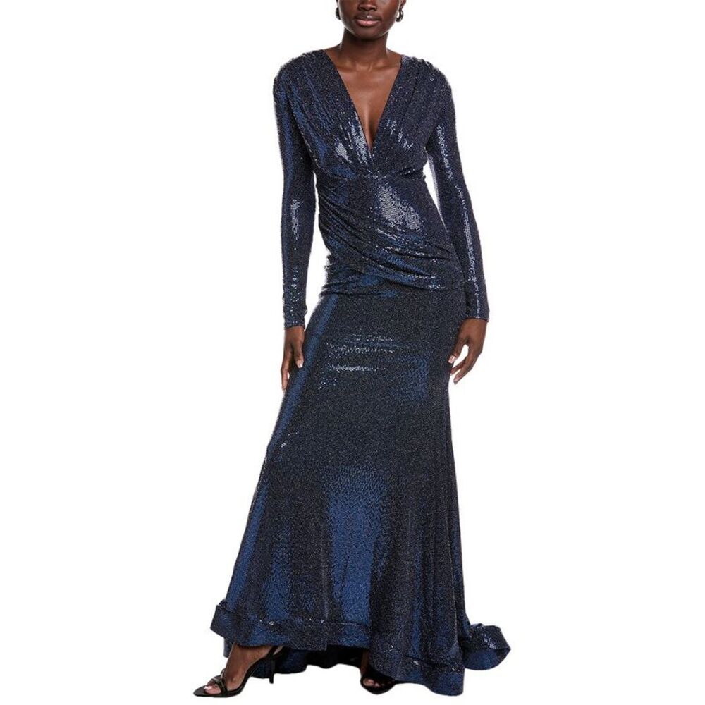 Issue New York Womens  Sequin Gown